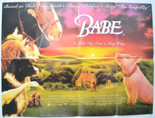 Babe Original Quad Poster - Film Poster - Movie Poster