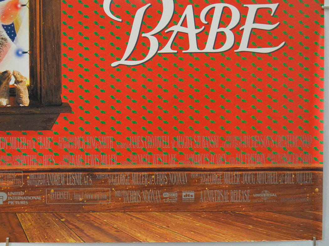 BABE (Bottom Right) Cinema Quad Movie Poster 