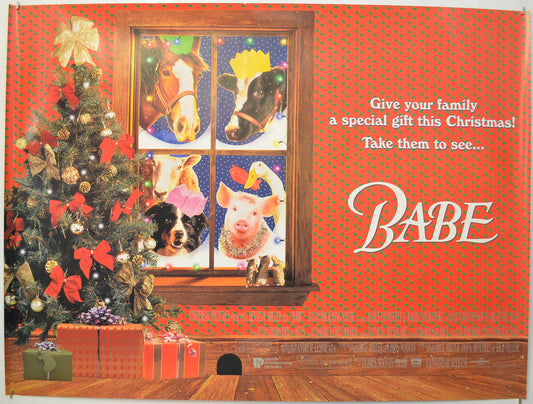 Babe (Teaser / Advance Version)  Original Quad Poster - Film Poster - Movie Poster