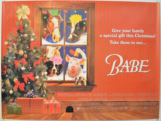 Babe (Teaser / Advance Version)  Original Quad Poster - Film Poster - Movie Poster