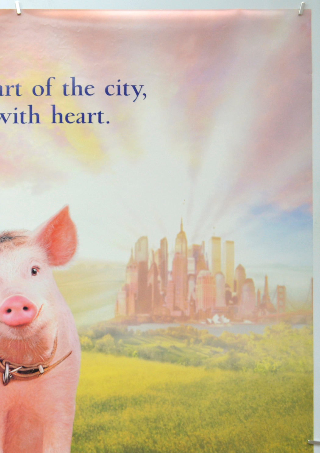 BABE : PIG IN THE CITY (Top Right) Cinema One Sheet Movie Poster 