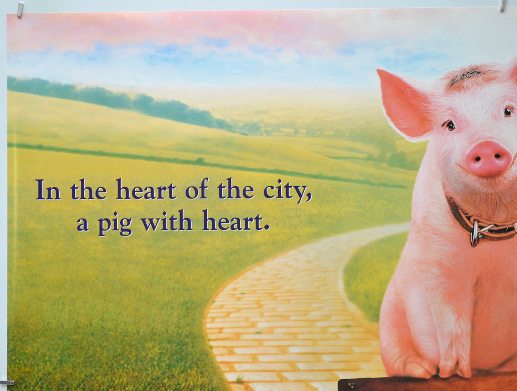 BABE : PIG IN THE CITY (Top Left) Cinema Quad Movie Poster 