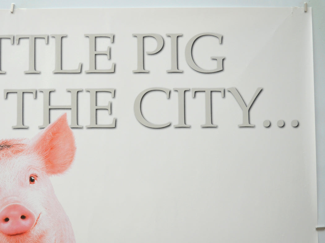 BABE : PIG IN THE CITY (Top Right) Cinema Quad Movie Poster 