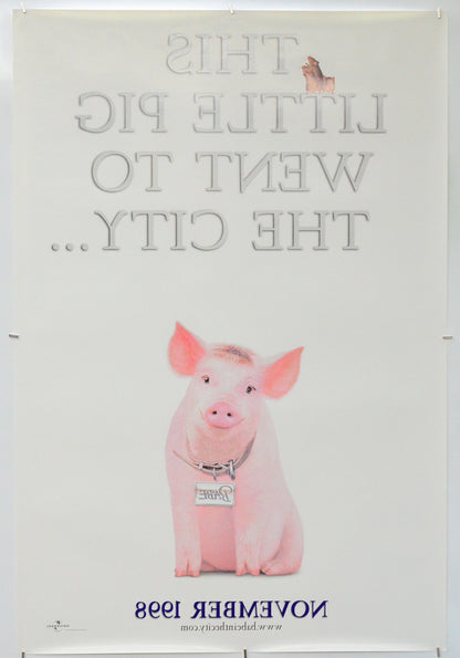Babe : Pig In The City (Back) Cinema One Sheet Movie Poster 
