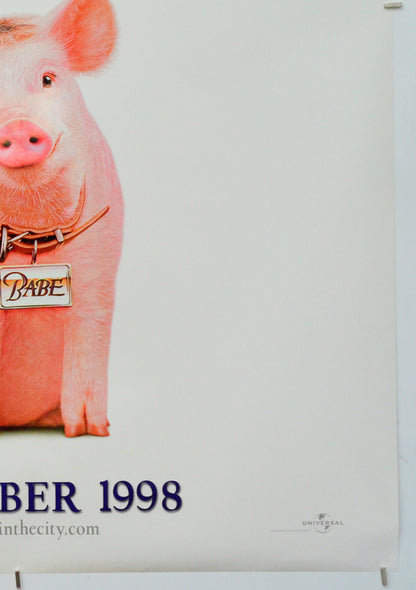 Babe : Pig In The City (Bottom Right) Cinema One Sheet Movie Poster 