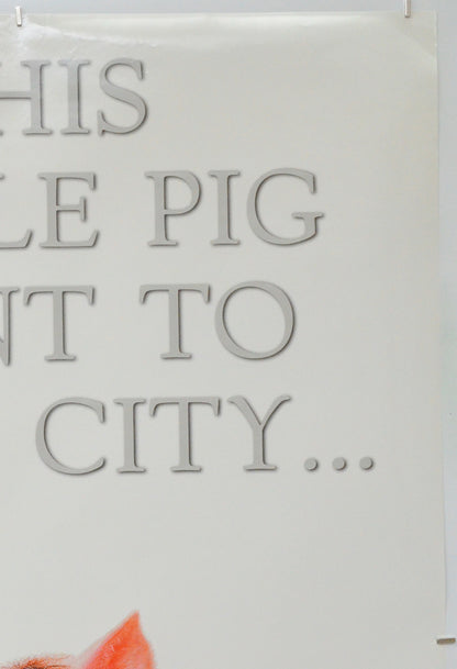 Babe : Pig In The City (Top Right) Cinema One Sheet Movie Poster 