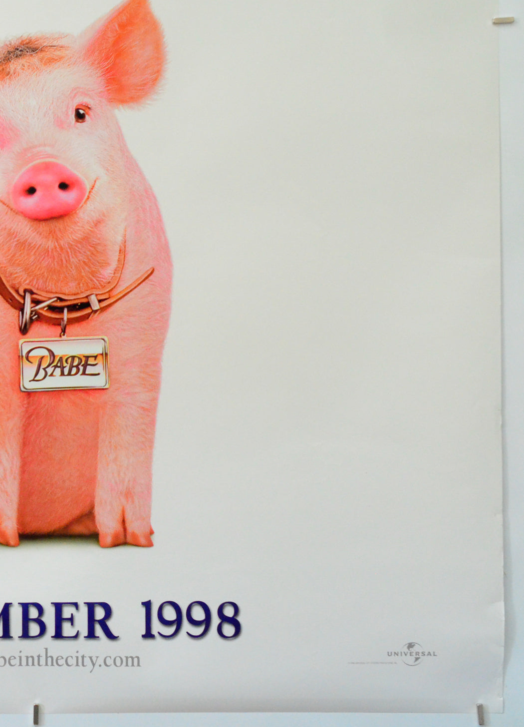 Babe : Pig In The City (Bottom Right) Cinema One Sheet Movie Poster 