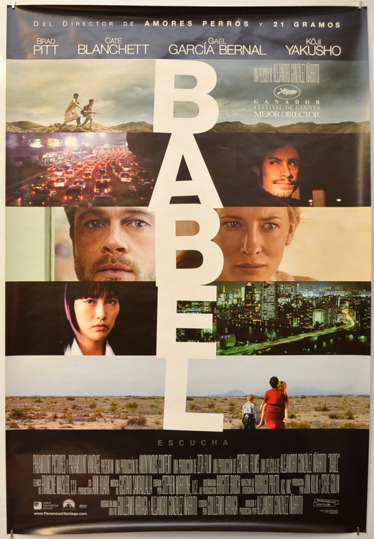 Babel Original One Sheet Poster - Film Poster - Movie Poster