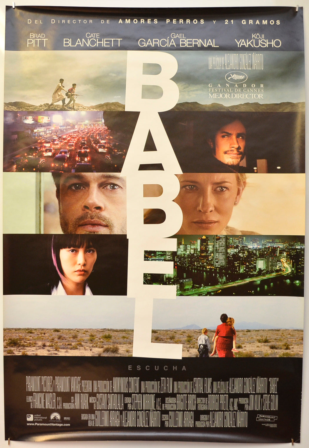 Babel Original One Sheet Poster - Film Poster - Movie Poster