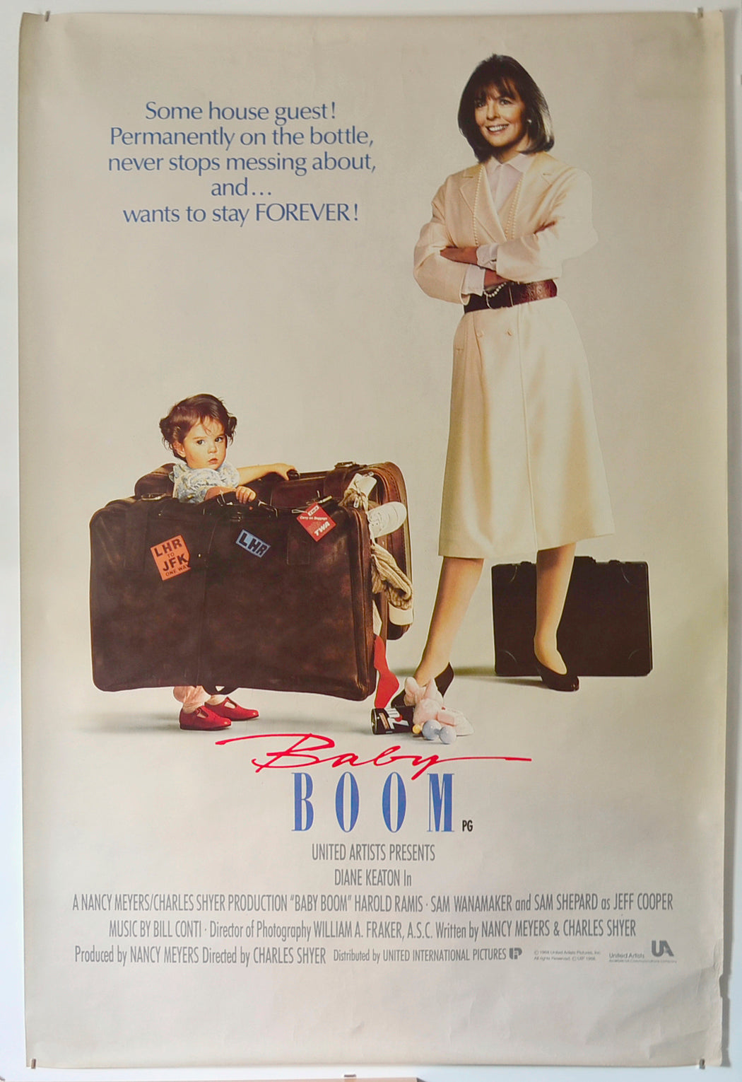 Baby Boom  Original British 4 Sheet Poster  - Film Poster - Movie Poster