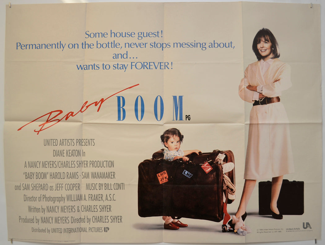 Baby Boom  Original Quad Poster - Film Poster - Movie Poster