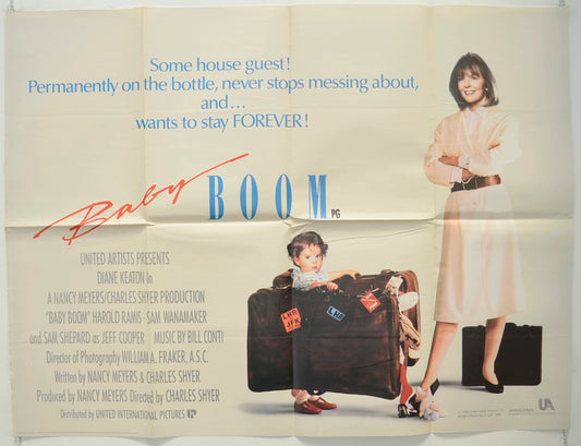 Baby Boom Original Quad Poster - Film Poster - Movie Poster  