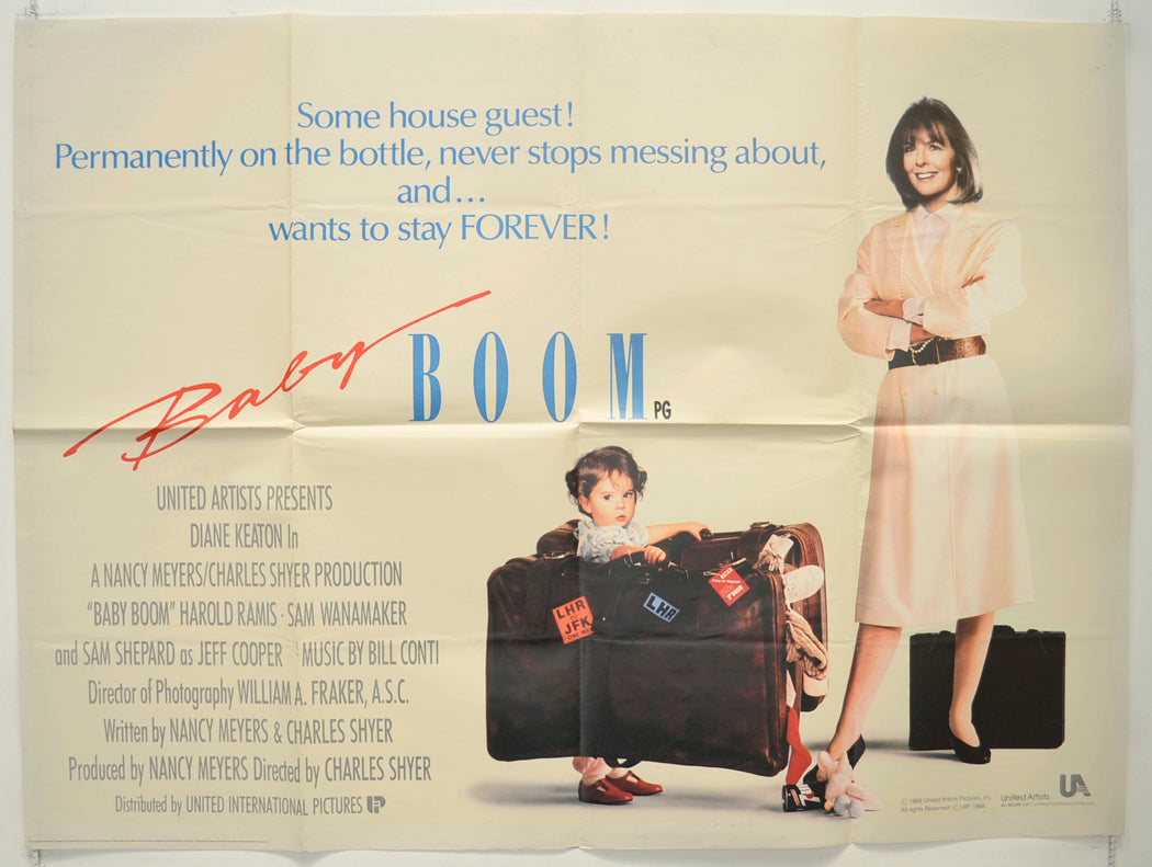 Baby Boom Original Quad Poster - Film Poster - Movie Poster  