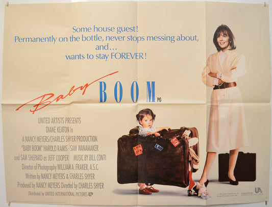 Baby Boom Original Quad Poster - Film Poster - Movie Poster