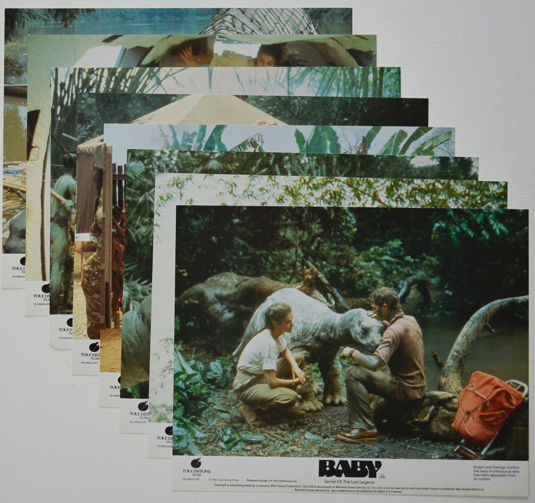 BABY - SECRET OF THE LOST LEGEND (Full View) Cinema Set of Colour FOH Stills / Lobby Cards  