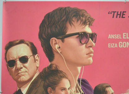 Baby Driver (Top Left) Cinema Quad Movie Poster 