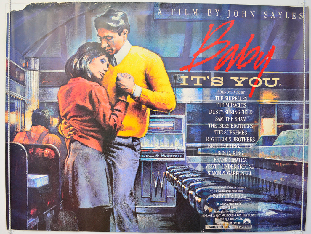 Baby It's You  Original British Quad Poster - Film Poster - Movie Poster 