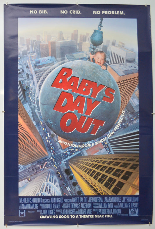 Baby's Day Out  (Version 1)   Original One Sheet Poster - Film Poster - Movie Poster