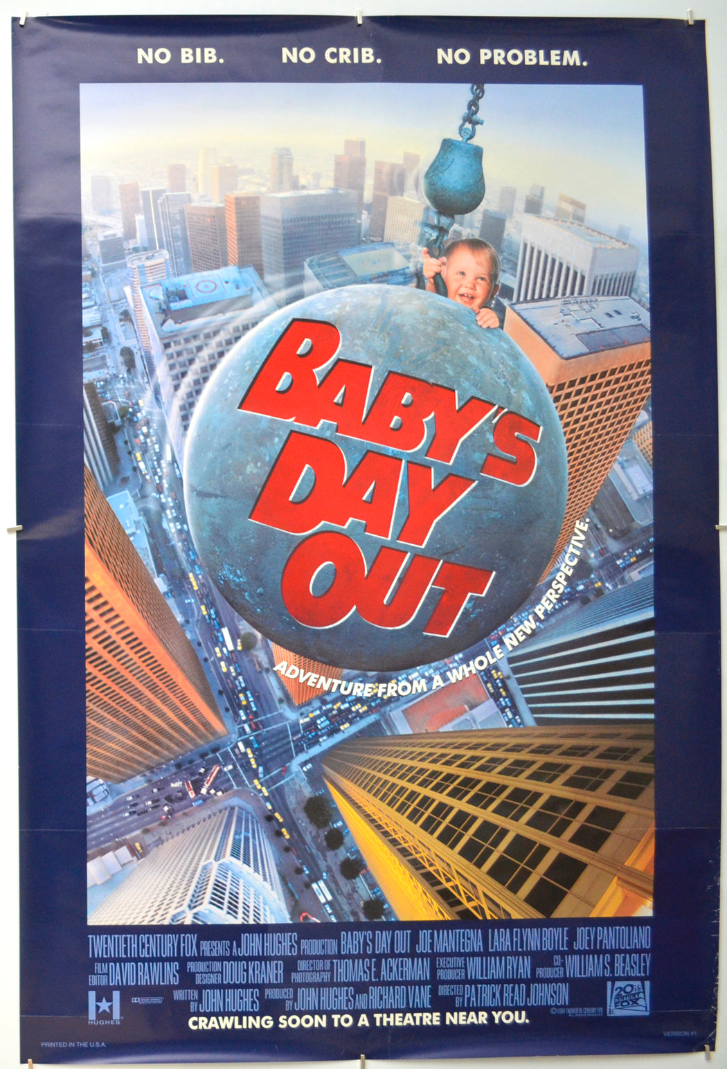 Baby's Day Out  (Version 1)   Original One Sheet Poster - Film Poster - Movie Poster