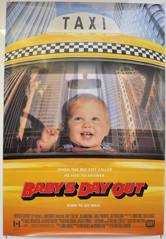 Baby's Day Out  (Version B) Original One Sheet Poster - Film Poster - Movie Poster  