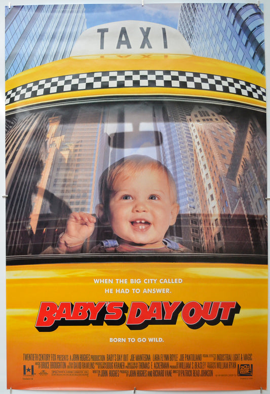 Baby's Day Out (Version B)  Original One Sheet Poster - Film Poster - Movie Poster