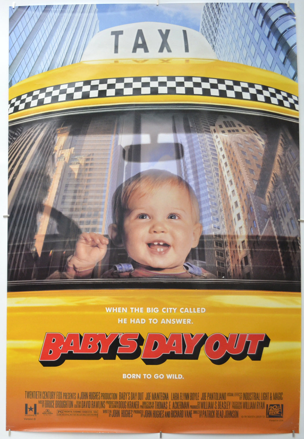 Baby's Day Out (Version B)  Original One Sheet Poster - Film Poster - Movie Poster