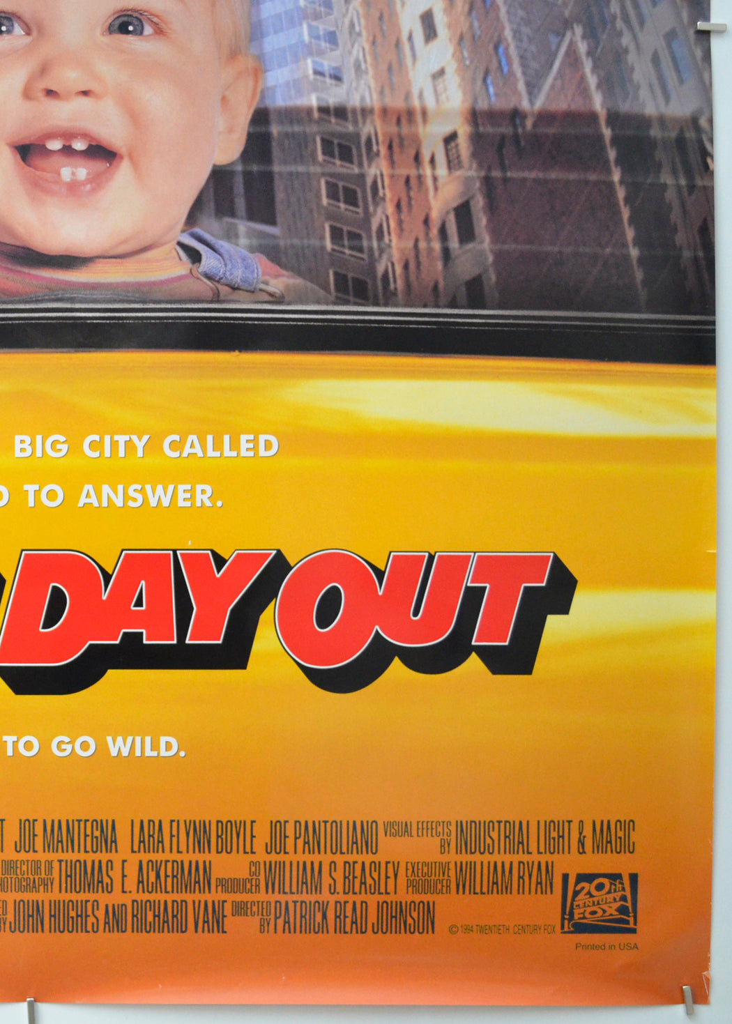 BABY’S DAY OUT (Bottom Right) Cinema One Sheet Movie Poster 