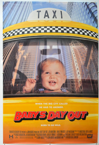 Baby's Day Out  (Version B)   Original One Sheet Poster - Film Poster - Movie Poster