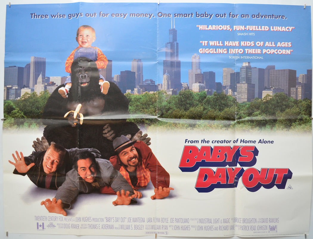 Baby's Day Out  Original Quad Movie Poster  