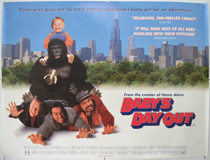 Baby’s Day Out Original Quad Poster - Film Poster - Movie Poster  