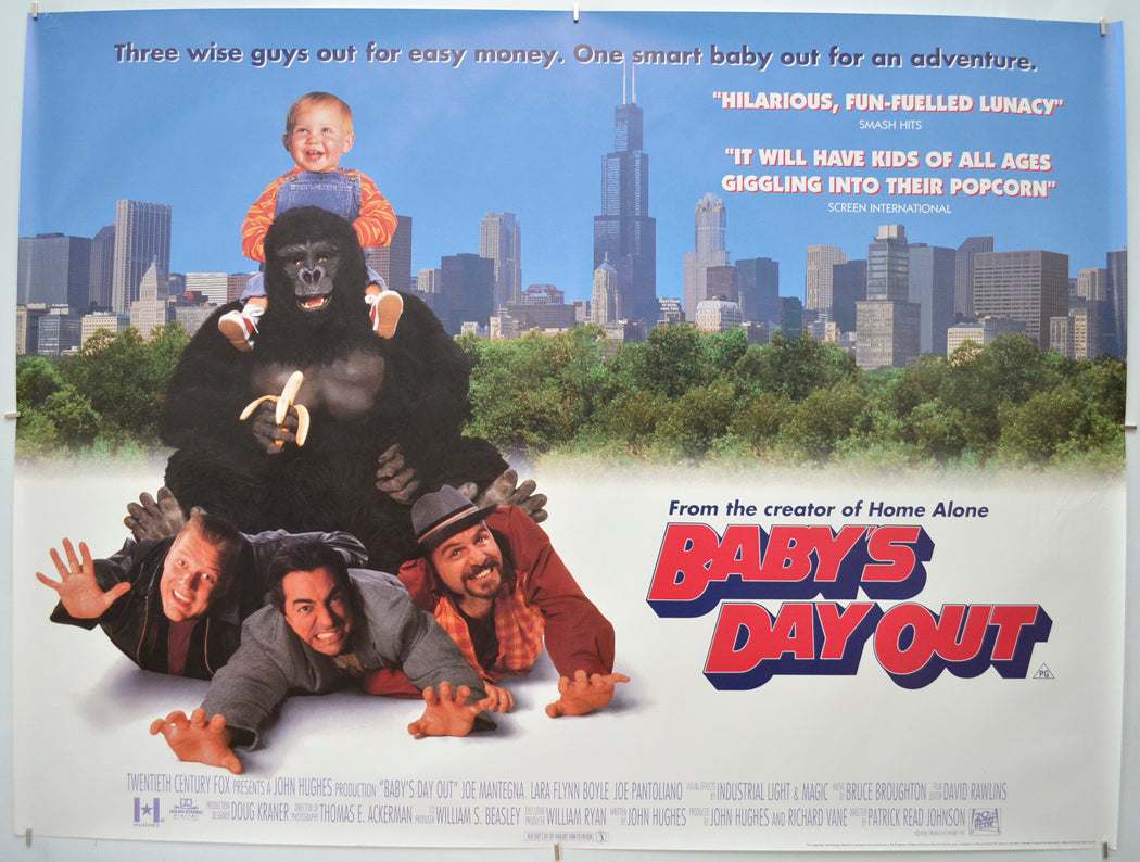 Baby’s Day Out Original Quad Poster - Film Poster - Movie Poster  