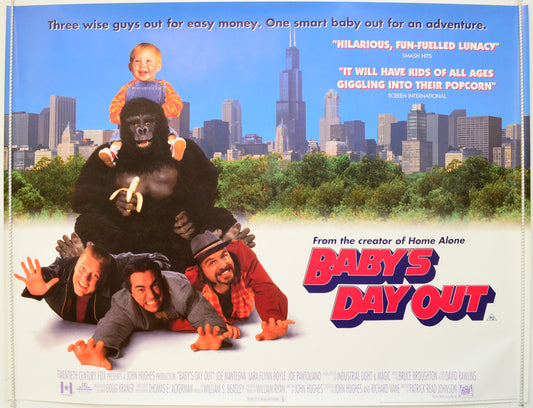 Baby's Day Out  Original British Quad Poster - Film Poster - Movie Poster 