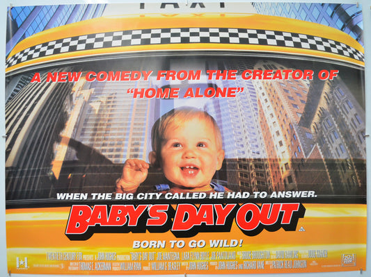 Baby’s Day Out Original Quad Poster - Film Poster - Movie Poster