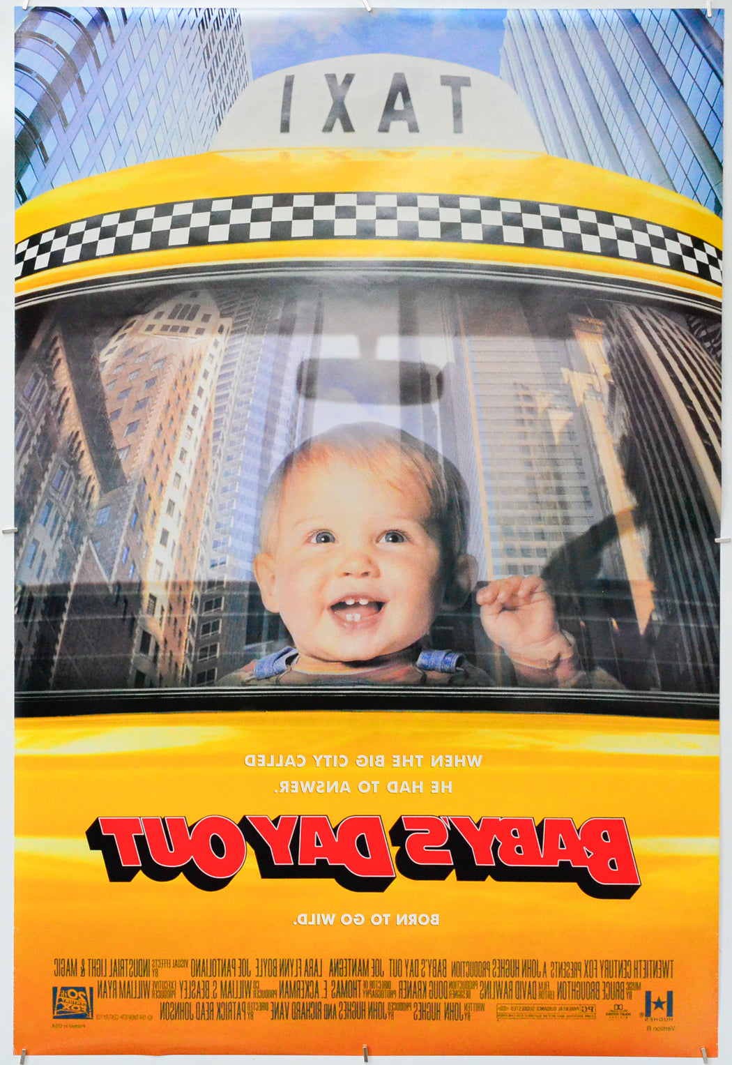 Baby's Day Out (Back) Cinema One Sheet Movie Poster 