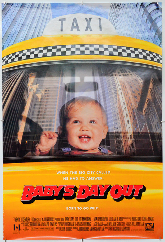 Baby's Day Out - Original One Sheet Poster - Film Poster - Movie Poster 