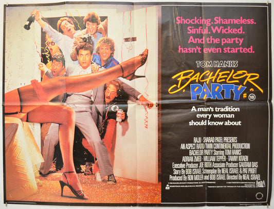 Bachelor Party Original Quad Poster - Film Poster - Movie Poster  