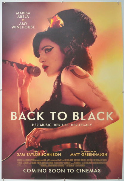 Back to Black - Original One Sheet Poster - Film Poster - Movie Poster 