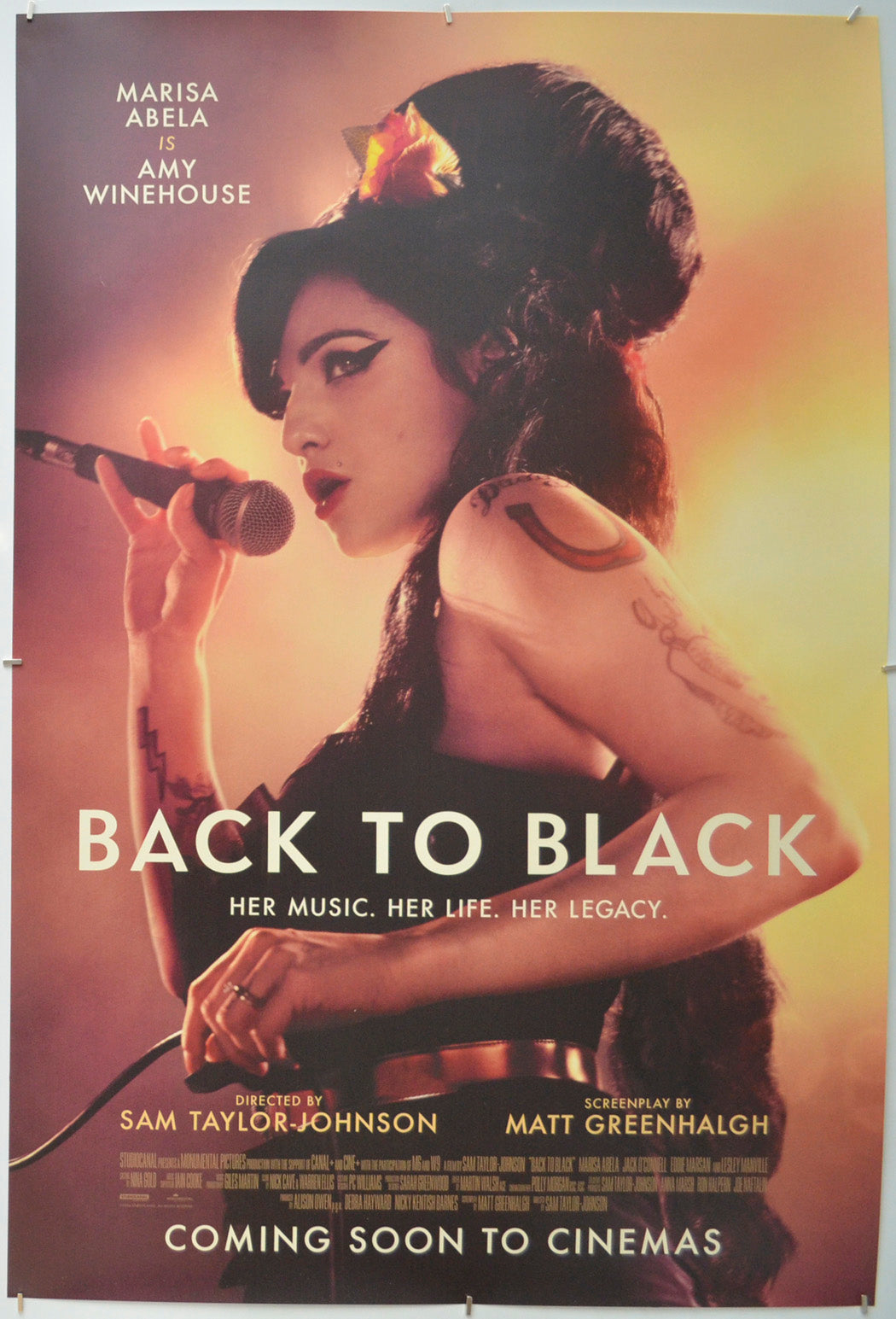 Back to Black - Original One Sheet Poster - Film Poster - Movie Poster 