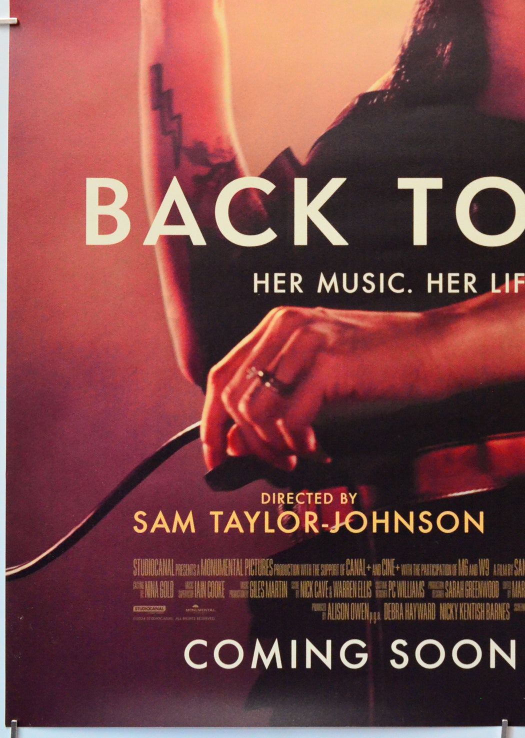 Back to Black (Bottom Left) Cinema One Sheet Movie Poster 