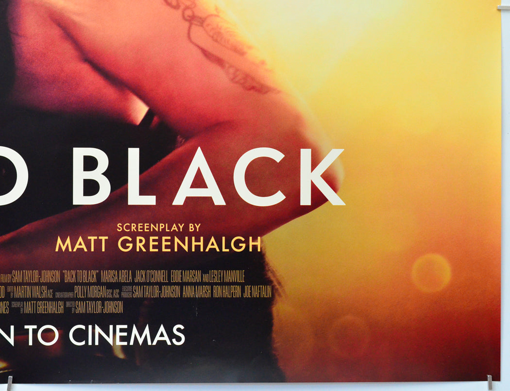 Back to Black (Bottom Right) Cinema Quad Movie Poster 