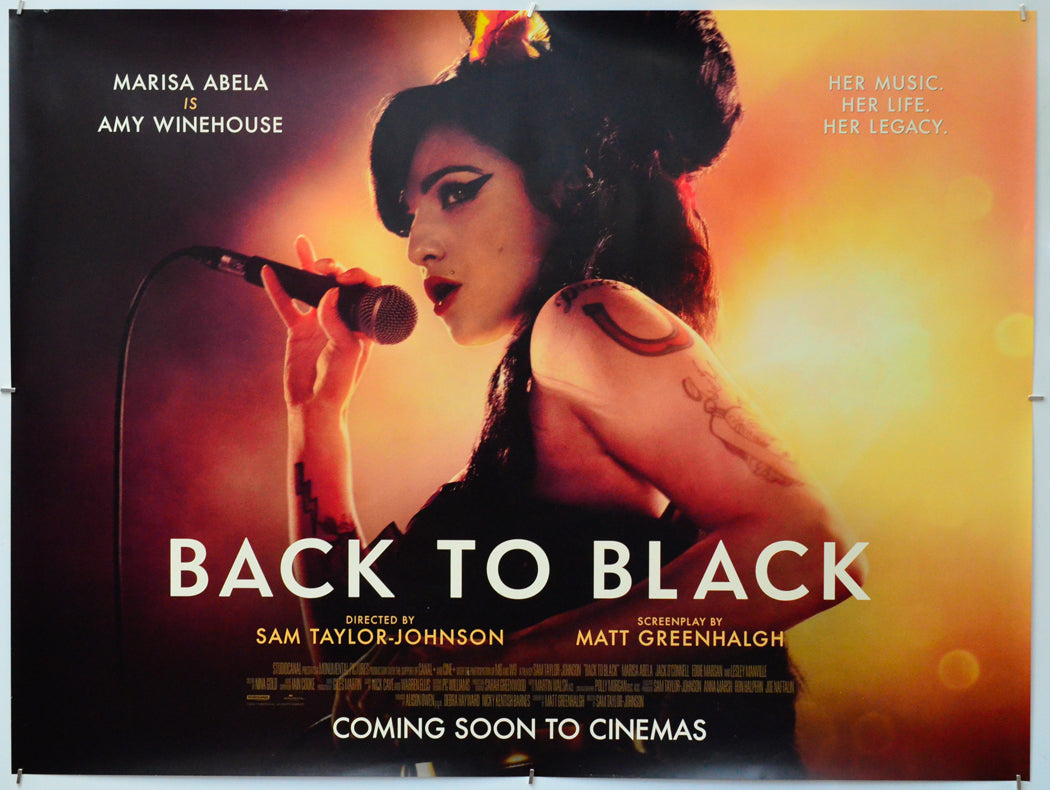 Back to Black - Original Quad Poster - Film Poster - Movie Poster