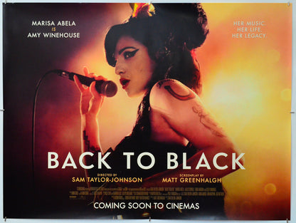Back to Black - Original Quad Poster - Film Poster - Movie Poster