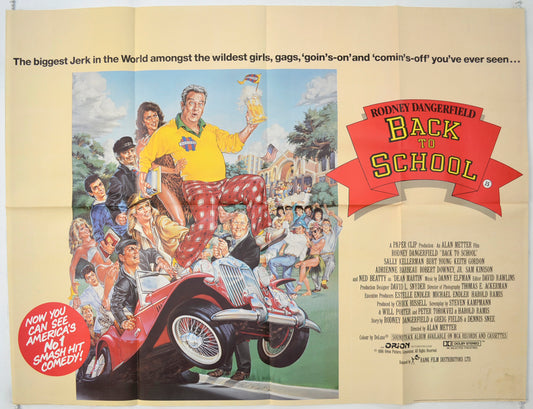 Back To School   Original Quad Poster - Film Poster - Movie Poster 