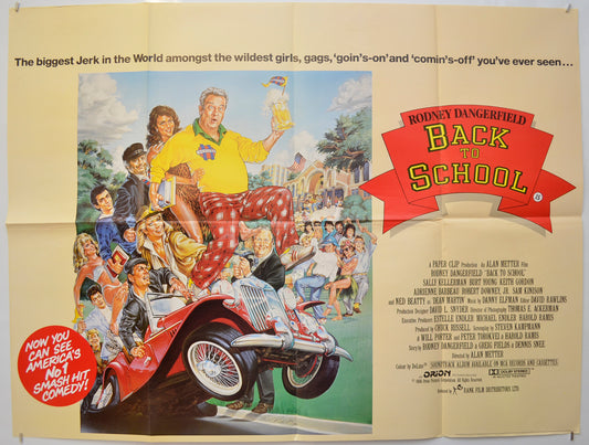 Back To School Original Quad Poster - Film Poster - Movie Poster