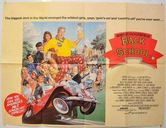 Back To School Original Quad Poster - Film Poster - Movie Poster