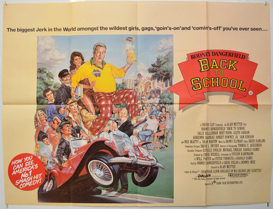 Back To School Original Quad Poster - Film Poster - Movie Poster