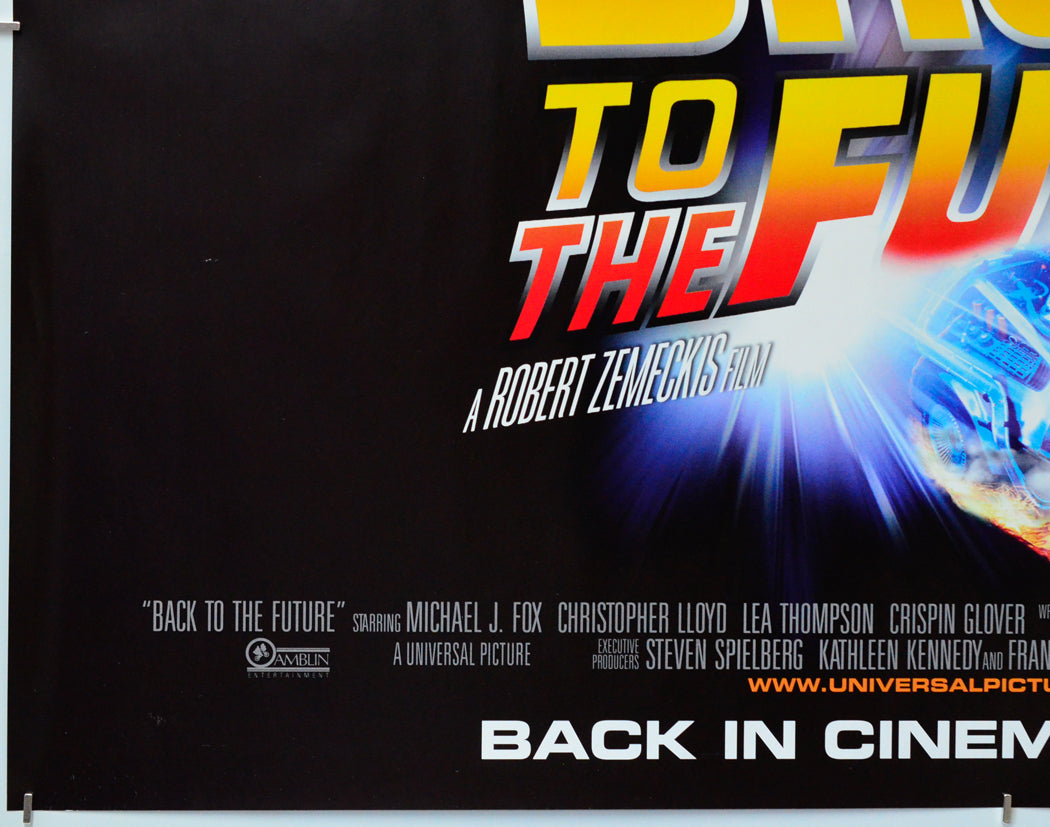 Back To The Future (Bottom Left) Cinema Quad Movie Poster 