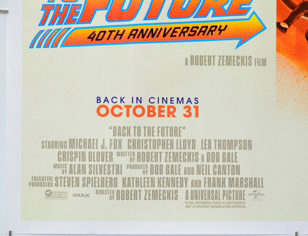 Back To The Future (Bottom Left) Cinema Quad Movie Poster 