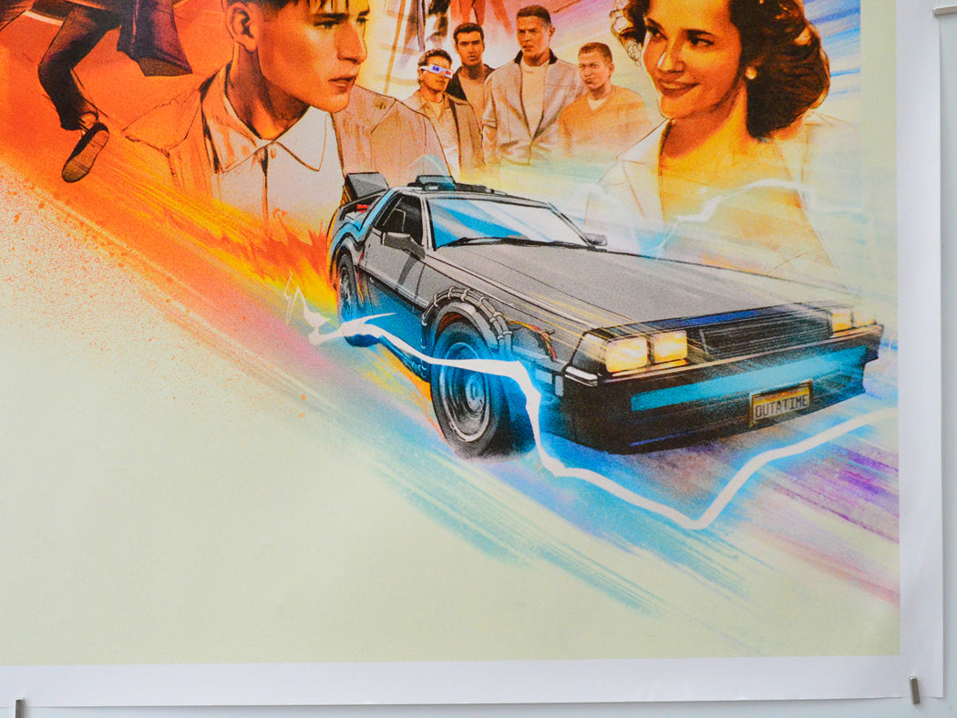 Back To The Future (Bottom Right) Cinema Quad Movie Poster 