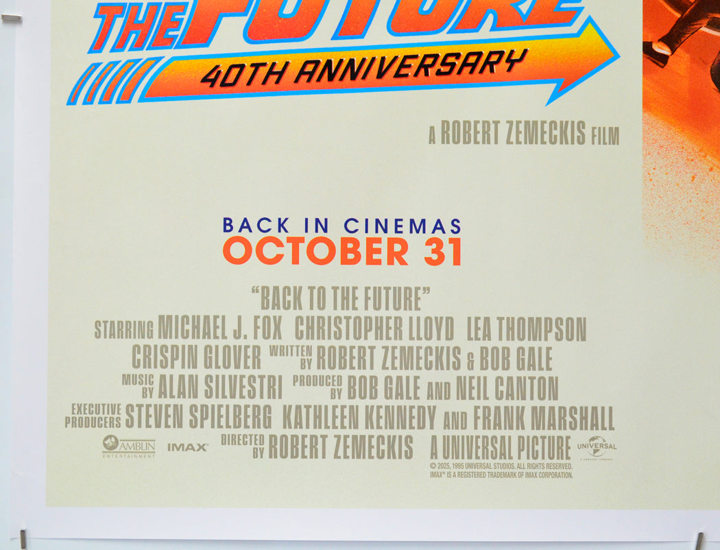 Back To The Future (Bottom Left) Cinema Quad Movie Poster 